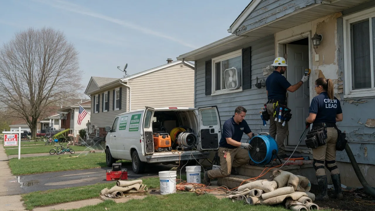 Flood Cleanup in New London, WI near me